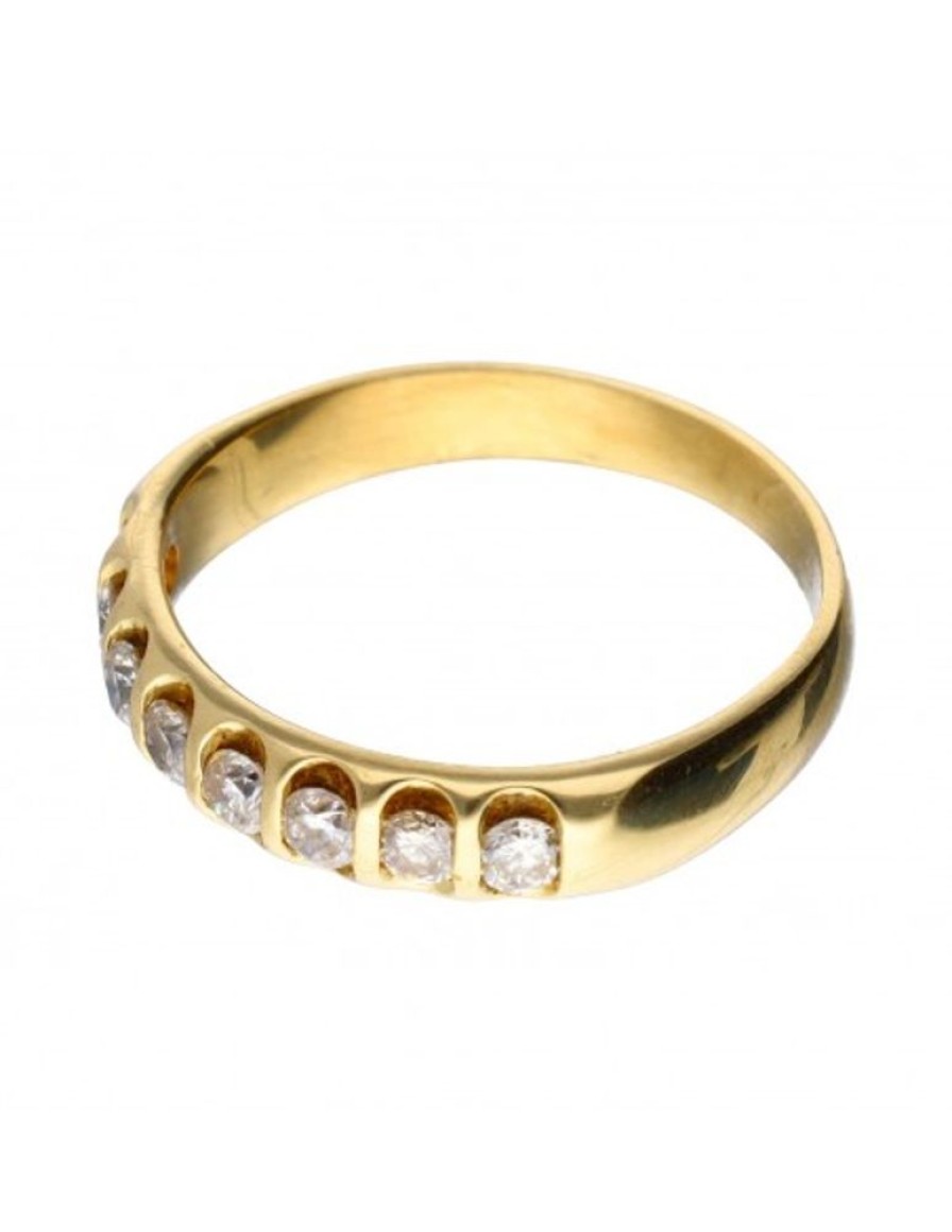 Anillos Goya Compro Oro | 18 Quilates Oro, Oro Amarillo - Anillo - 0.04 Ct Diamante