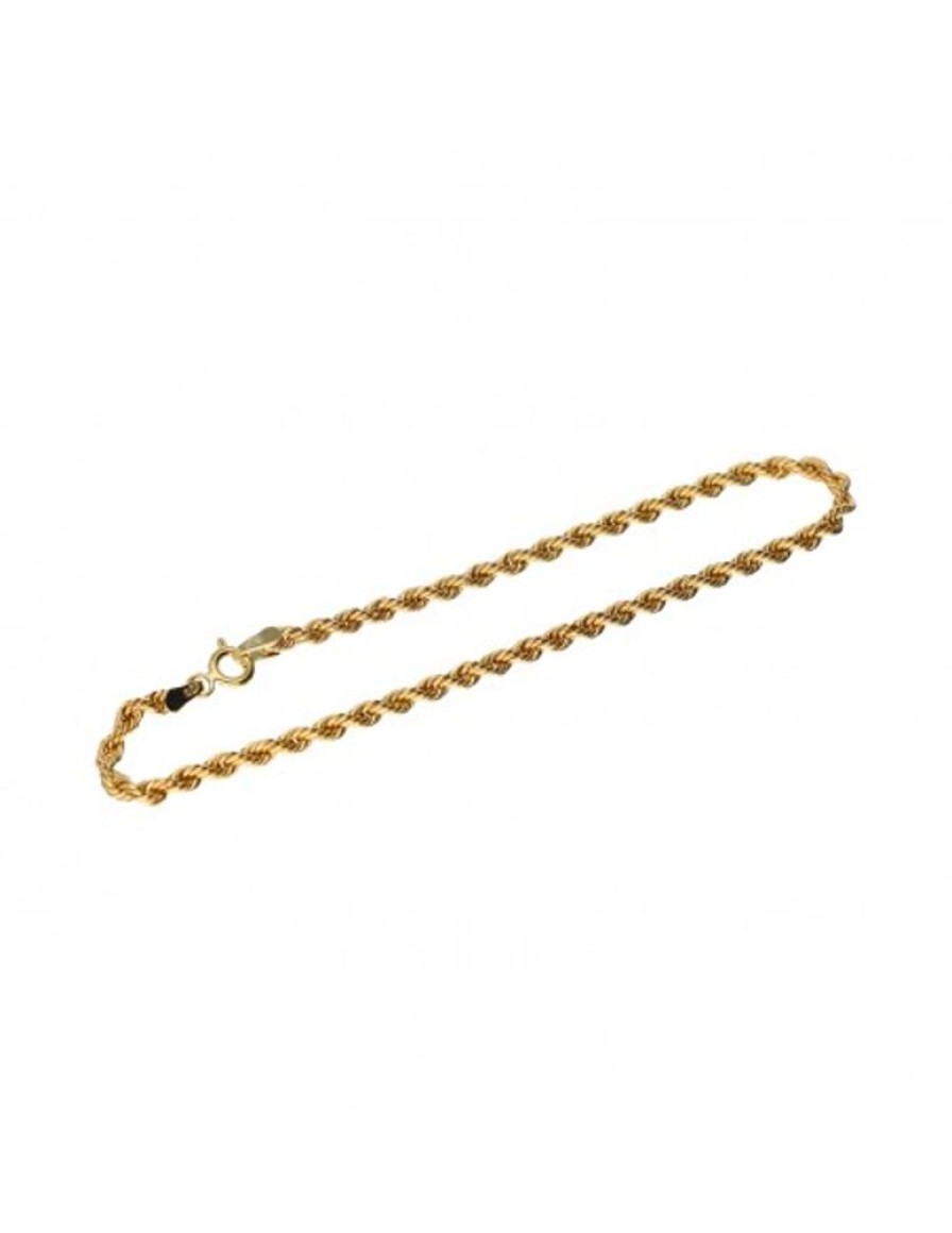 Pulseras Goya Compro Oro | Pulsera Cordon Oro Amarillo 18Kl