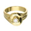 Anillos Goya Compro Oro | 18 Quilates Oro, Oro Amarillo - Anillo - 0.12 Ct Diamante