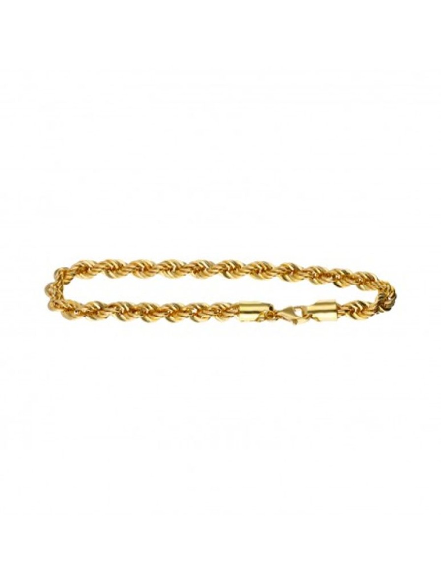 Pulseras Goya Compro Oro | Pulsera Cordon Oro Amarillo 18Kl