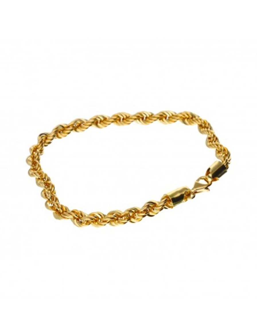 Pulseras Goya Compro Oro | Pulsera Cordon Oro Amarillo 18Kl