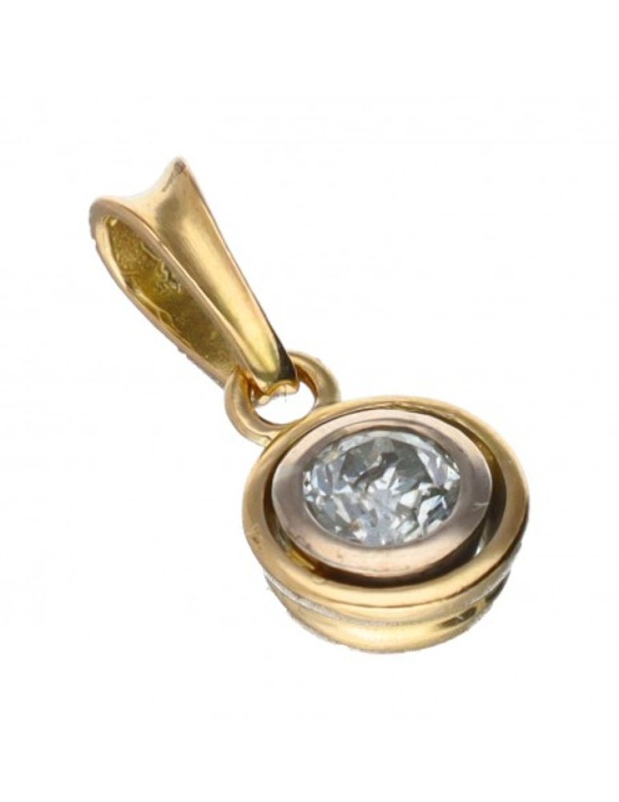 Colgantes Goya Compro Oro | 18 Quilates Oro, Oro Amarillo - Colgante - 0.41 Ct Diamante