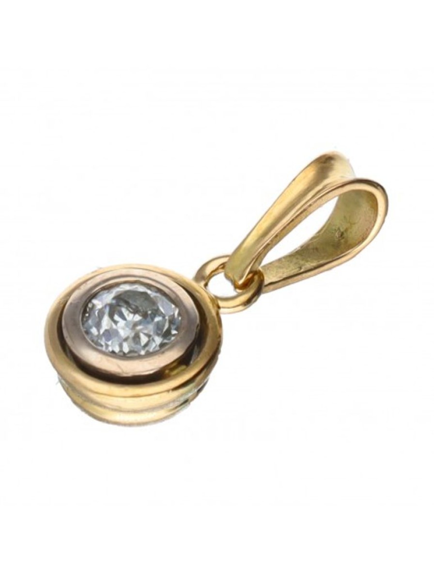 Colgantes Goya Compro Oro | 18 Quilates Oro, Oro Amarillo - Colgante - 0.41 Ct Diamante