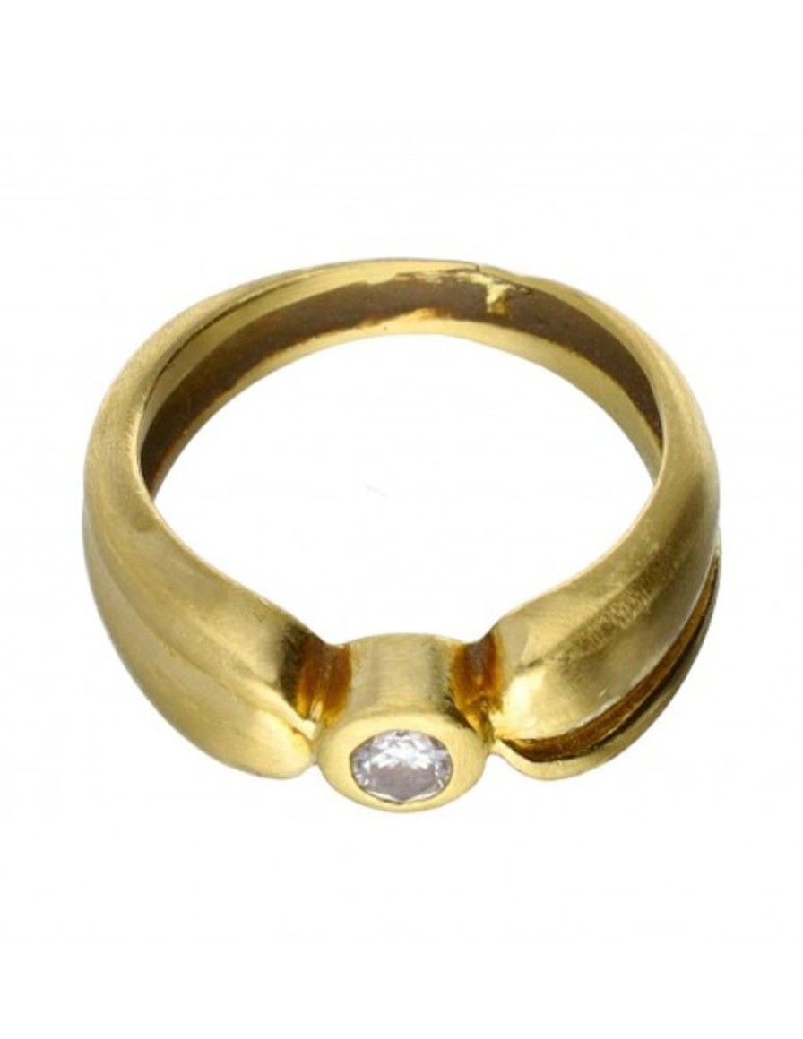 Anillos Goya Compro Oro | 18 Quilates Oro, Oro Amarillo - Anillo - 0.12 Ct Diamante