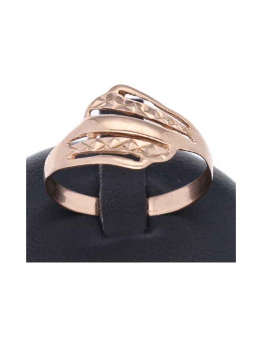 Anillos Goya Compro Oro | Anillo De Oro Rosado 18 Kl Con Diseno