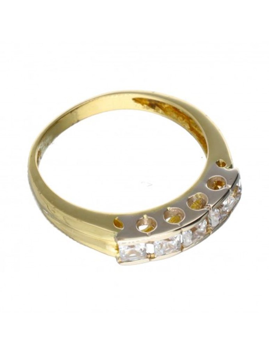 Anillos Goya Compro Oro | Anillo Con Zirconita Oro Amarillo 18Kl