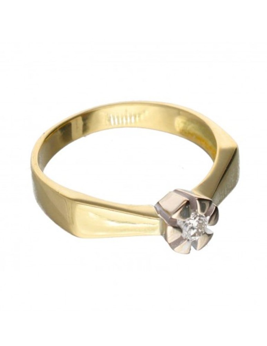 Anillos Goya Compro Oro | 18 Quilates Oro, Oro Amarillo, Oro Blanco - Anillo - 0.09 Ct Diamante