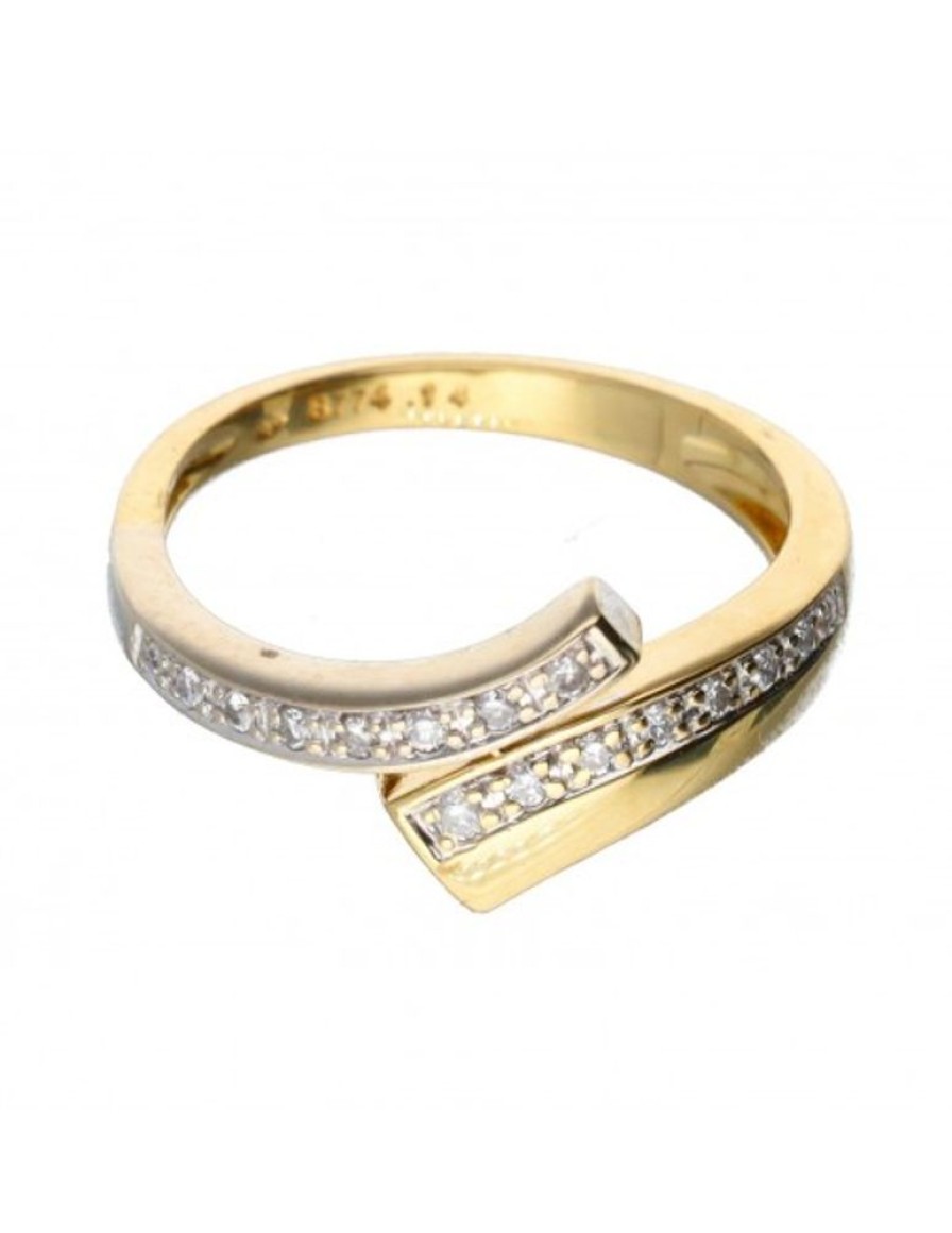 Anillos Goya Compro Oro | 18 Quilates Oro, Oro Amarillo - Anillo - 0.01 Ct Diamante