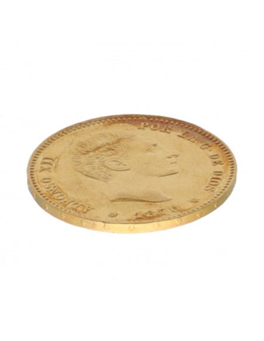 Oro Goya Compro Oro | Moneda Alfonso Xii 1876 Oro Amarillo 900 Mm