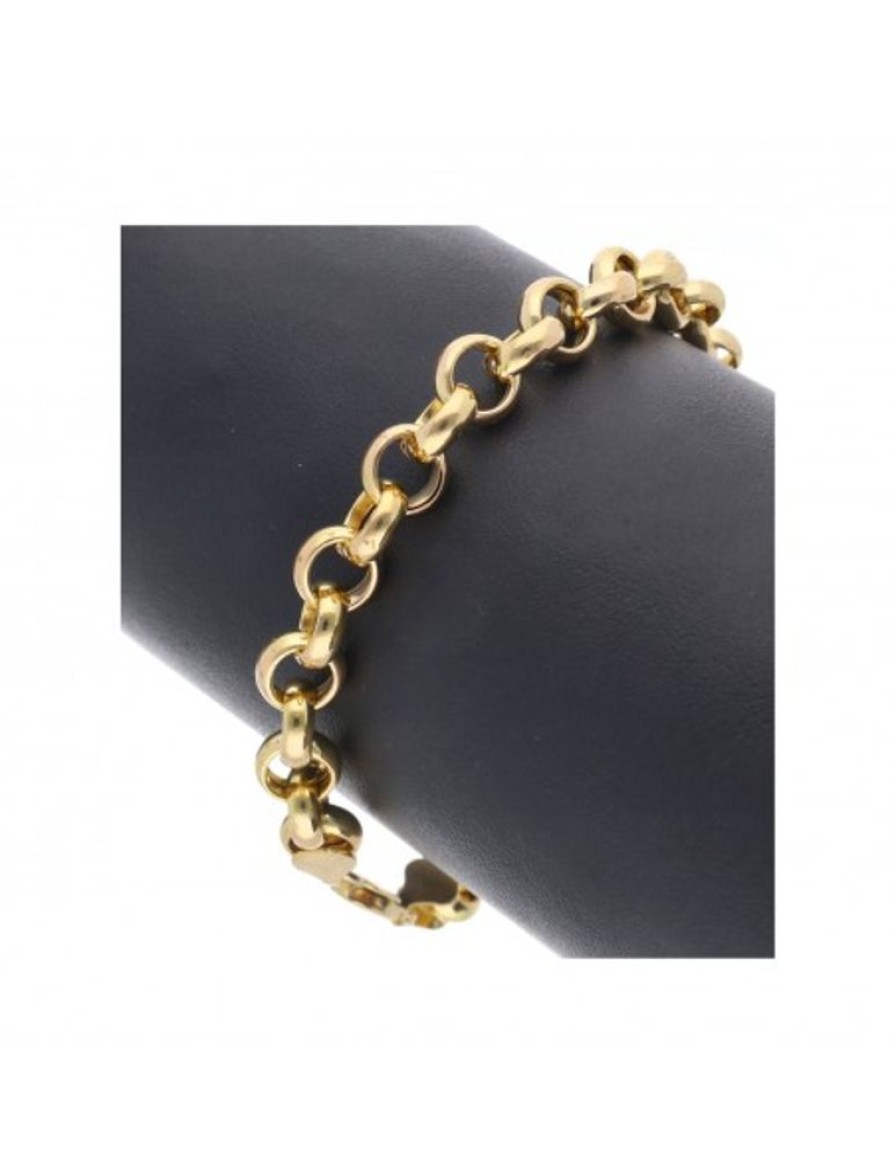 Pulseras Goya Compro Oro | Pulsera De Oro Amarillo 18 K Con Diseno