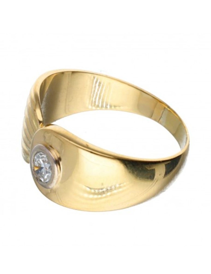 Anillos Goya Compro Oro | 18 Quilates Oro, Oro Amarillo - Anillo - 0.13 Ct Diamante