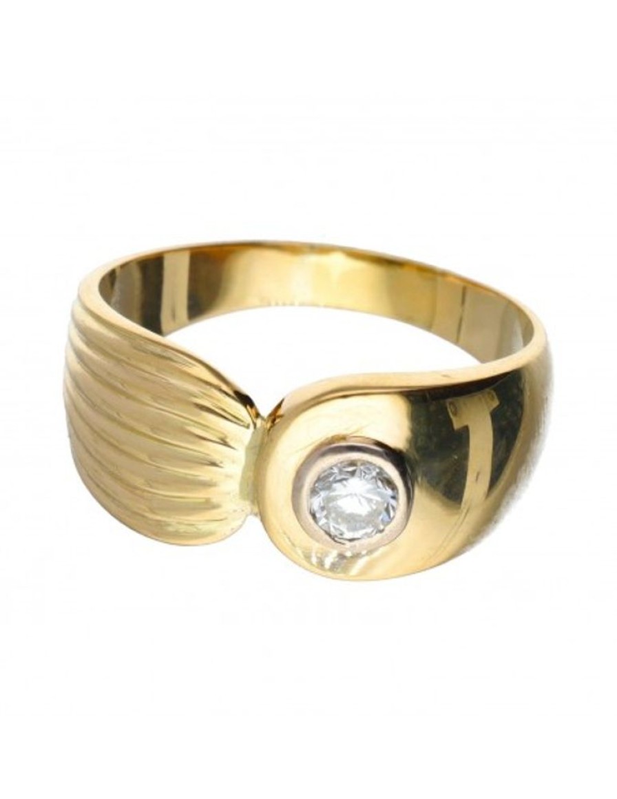 Anillos Goya Compro Oro | 18 Quilates Oro, Oro Amarillo - Anillo - 0.13 Ct Diamante