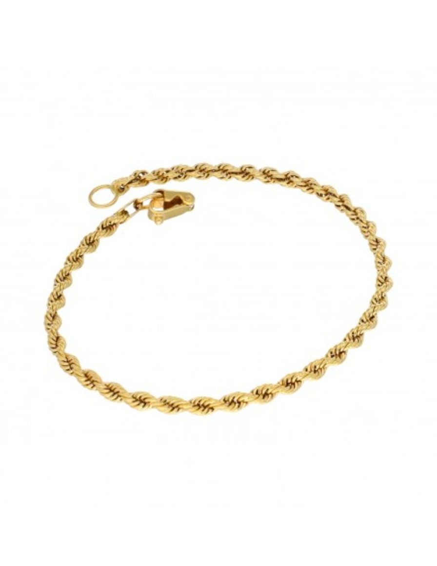 Pulseras Goya Compro Oro | Pulsera Cordon Oro Amarillo 18Kl