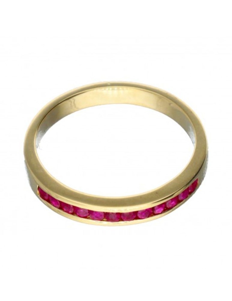 Anillos Goya Compro Oro | 18 Quilates Oro, Oro Amarillo - Anillo -Rubies