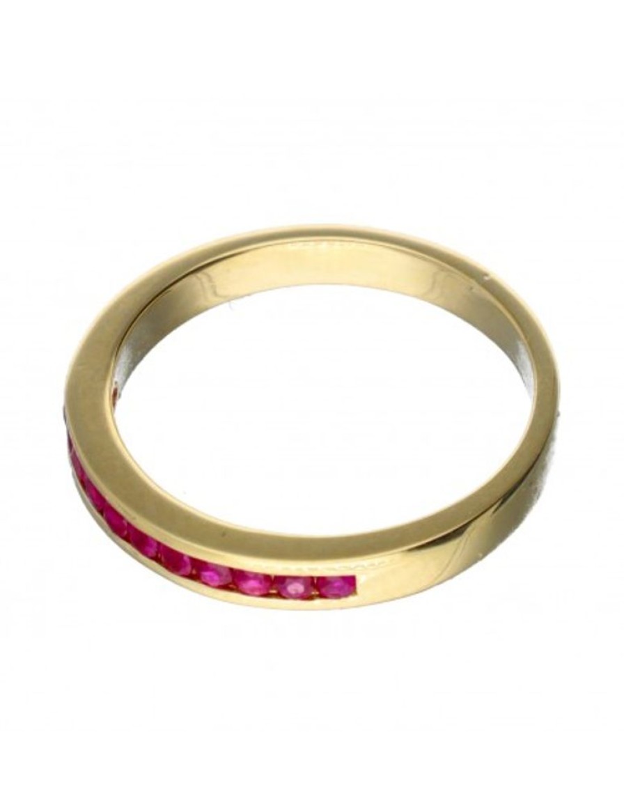 Anillos Goya Compro Oro | 18 Quilates Oro, Oro Amarillo - Anillo -Rubies