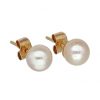 Pendientes Goya Compro Oro | Pendientes De Oro Amarillo 18 Kl Con Perlas