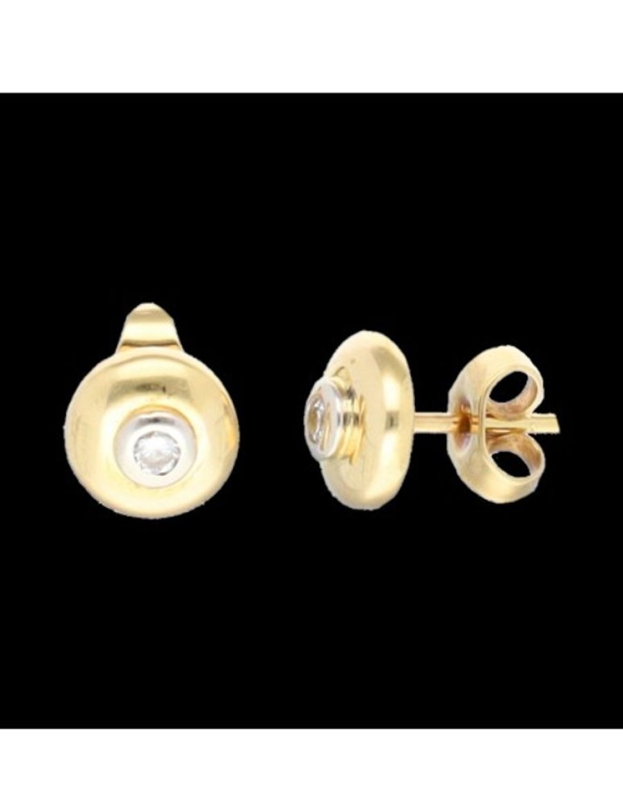 Pendientes Goya Compro Oro | Pendientes Con Brillantes Oro Amarillo 18Kl