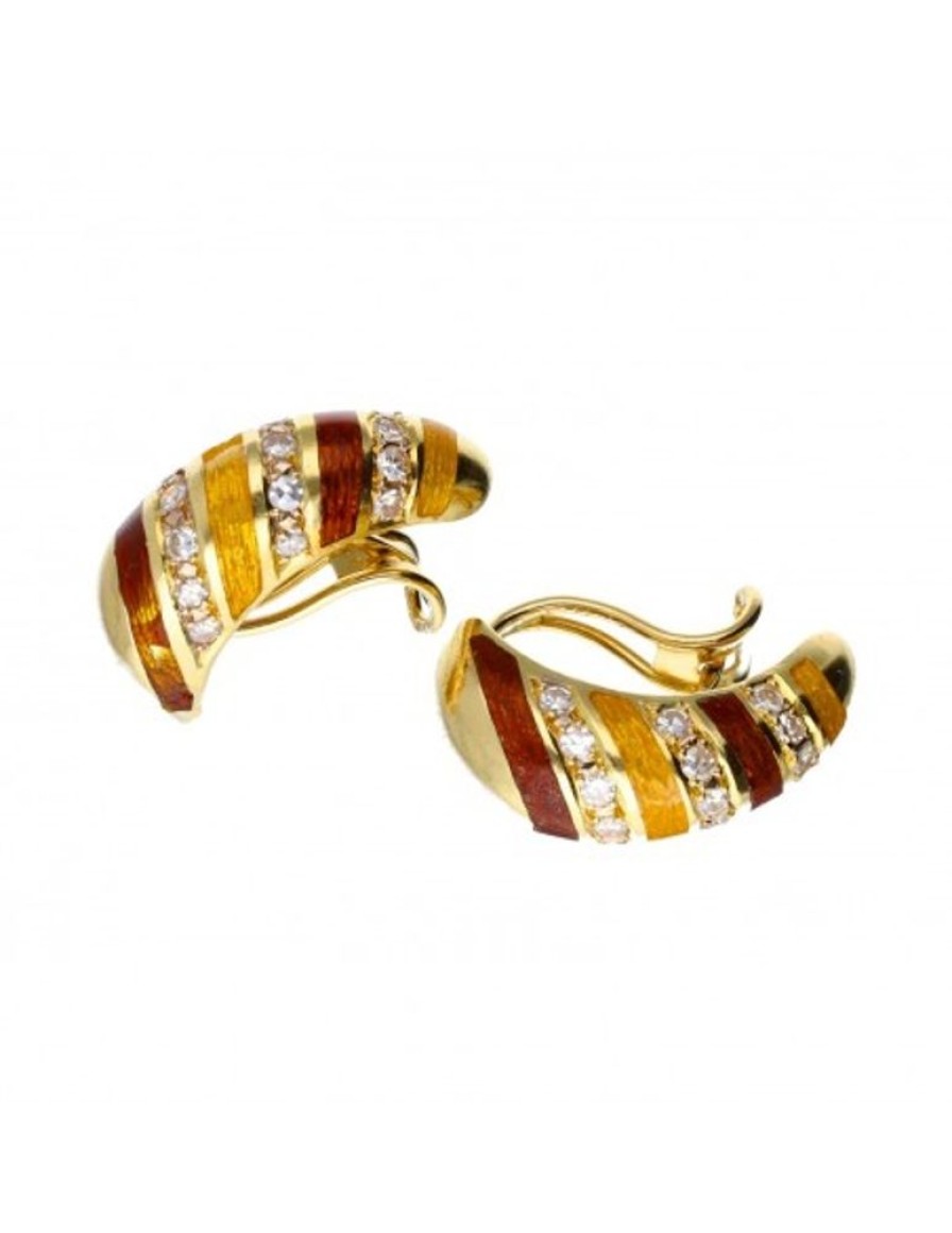 Pendientes Goya Compro Oro | 18 Quilates Oro, Oro Amarillo - Pendientes - 0.02 Ct Diamantes