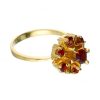 Anillos Goya Compro Oro | 18 Quilates Oro, Oro Amarillo - Anillo - 0.30 Ct Granates - Granates