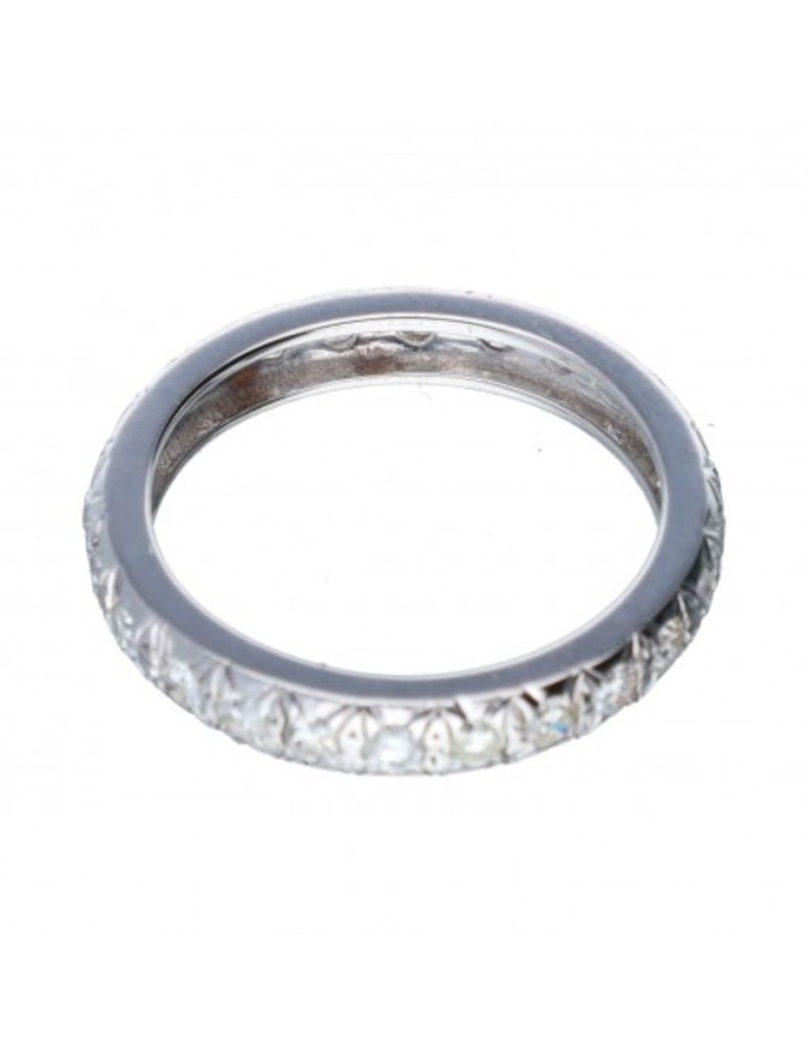 Anillos Goya Compro Oro | 18 Quilates Oro Blanco - Anillo - 0.22 Ct Diamante